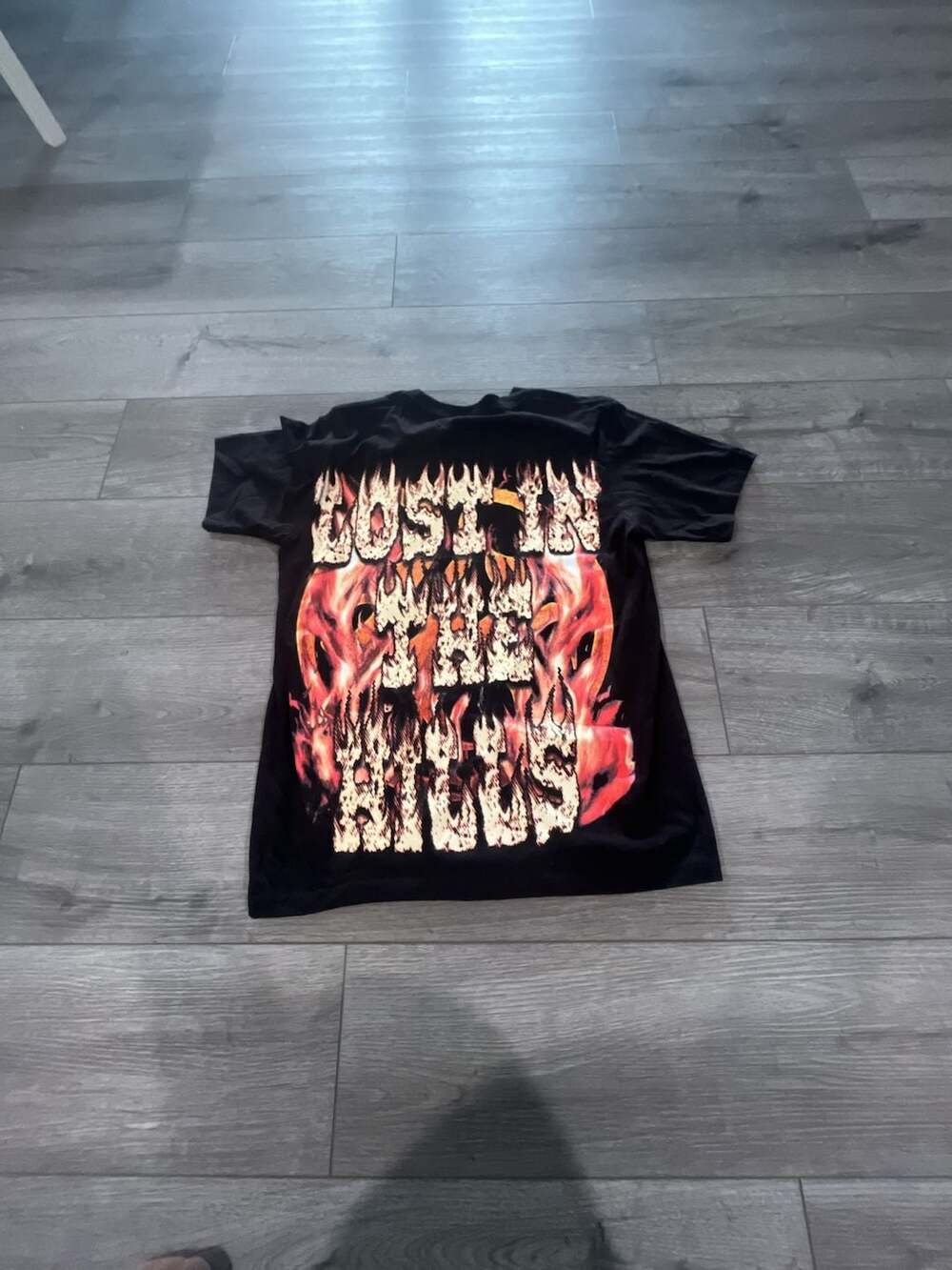 Lost Hills Fire Skull Graphic T-Shirt
